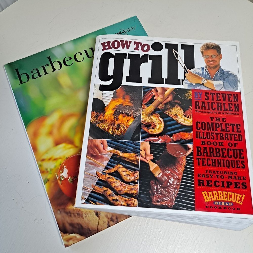 Bundle of 2 Grilling Cookbooks - How To Grill and Barbecue